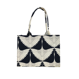 Flora Bloom Printed Canvas Tote Bag