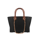 Plush Faux Leather Shoulder Bag