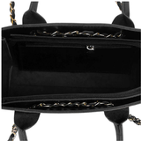 Plush Faux Leather Shoulder Bag